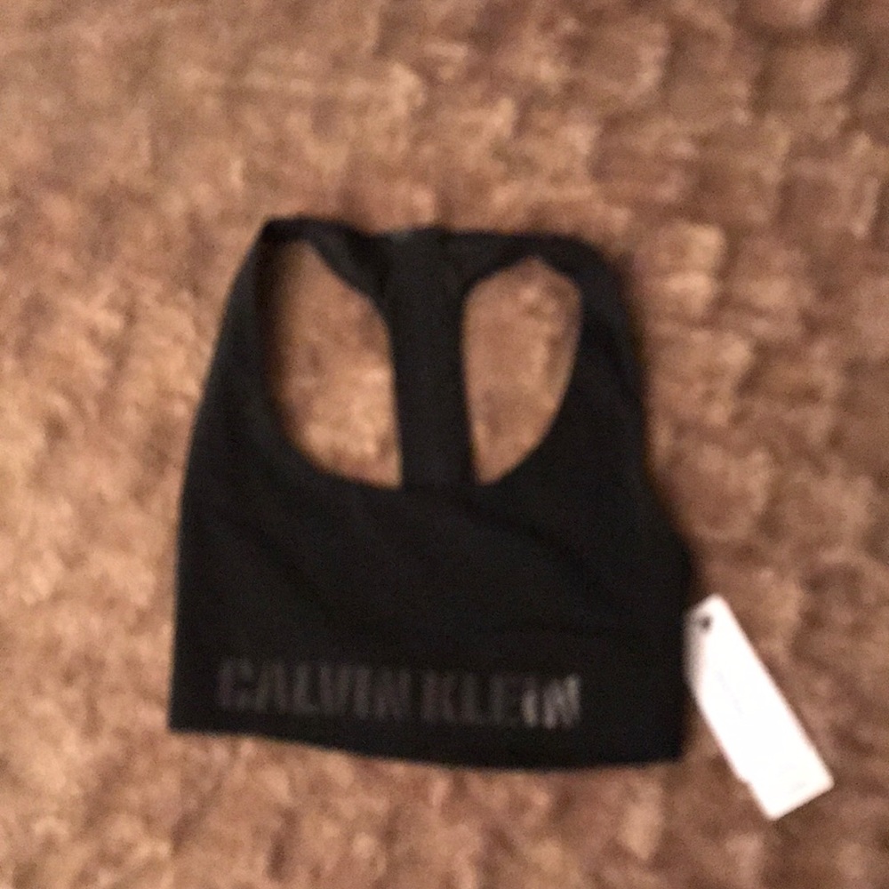 CALVIN KLEIN-Black New Unlined Bralette.New w/Tags